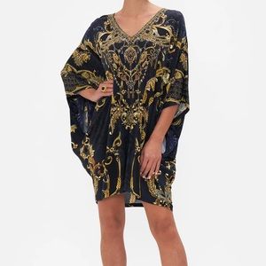 Camilla Bat Sleeve Silk Dress